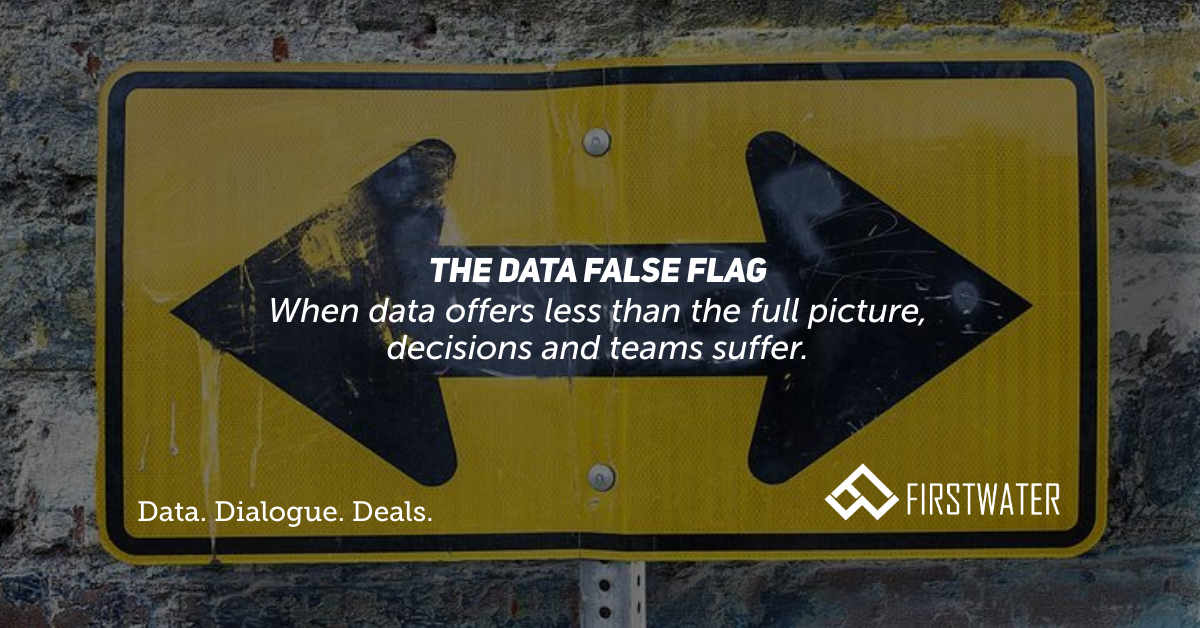 The Data False Flag Can Be Worse Than No Flag First Water Advisors